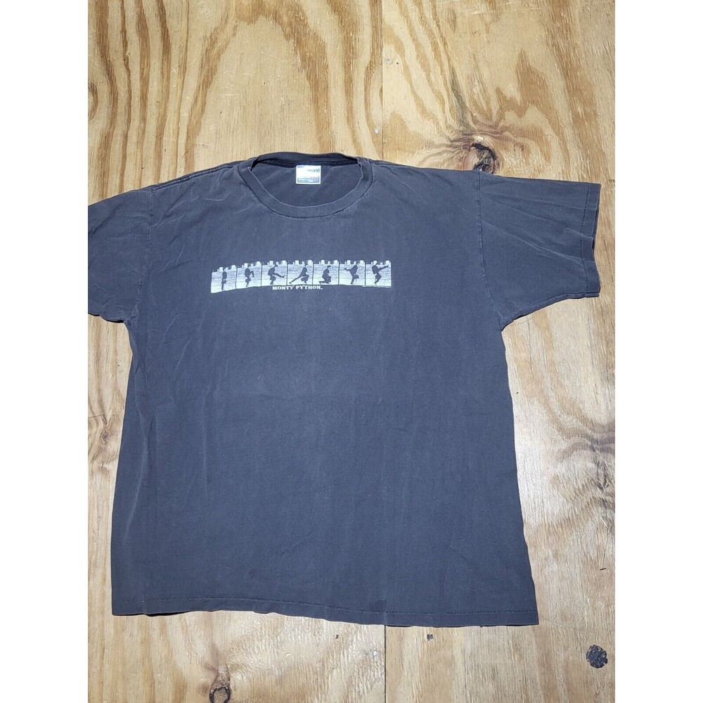 Monty Python Silly Walks Black White T Shirt Vintage MEN XL 2001 Shortsleeve @L4